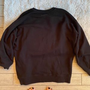 Black Lululemon Perfectly Oversized Crew 4